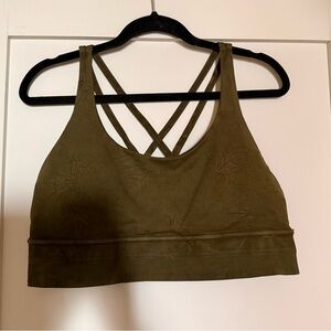 Lululemon Diamond Dyed Energy Longline Bra
